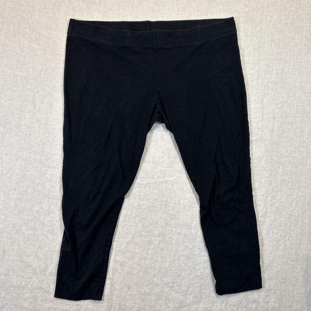 DKNYC Women Black Legging Basic 2XL